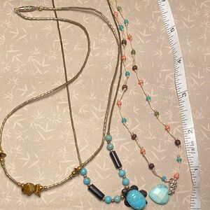 Multicolor Beaded Necklace Set